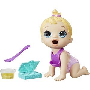 🆕 Reborn Baby Doll Eats Poops Snack Box Mold Blonde Hair Fantastic Awesome toy